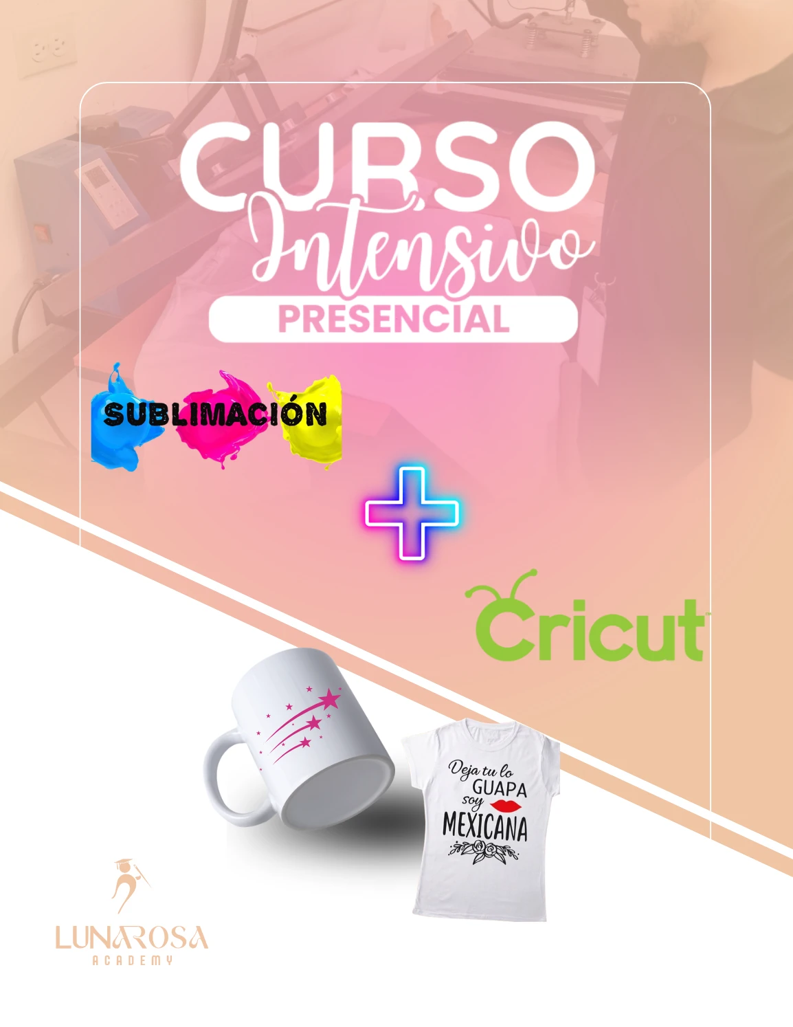 Curso intensivo sublimación & cricut